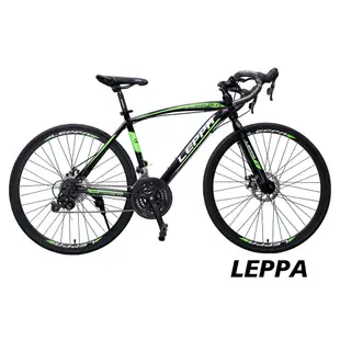 LEPPA F7 21速彎把高碳鋼碟煞公路車 -休閒戶外運動 堤防郊遊 上下班通勤 都市騎乘 自行車