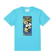 Ryu Ga Gotoku Muscle Beer T shirt XL size Sky Blue Yakuza Like a Dragon