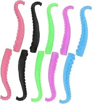 SUPVOX Finger Hands 10pcs Octopus Tentacle Toys Plastic Fingertip Handmade Puppets for Boys and Girls Random Color