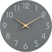 Mosewa Wall Clock 14 Inch Wall Clocks Battery Operated Silent Non-Ticking, Simpl
