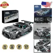 Exquisite 1:14 Scale Sports Car Kit - 1466PCS Buildable Model for Home Display