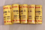 KODAK E100 G EKTACHROME TRANSPARENCY FILM SLIDES 120 MEDIUM FILMS (5 PEICES)