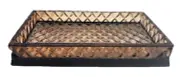 Waterford Lucite Vanity Tray Amber 9x5x1" NEW