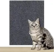 Cat Scratch Furniture Protector Wall Self-Adhesive Sofa DIY Paws Sharpen Trimmable Carpet Cats Scratch Board ﻿(Dark Grey,30X100CM)
