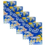 5x 40pc Fluffy Tumble Dryer Sheets Field Flowers Softens Fabrics Static Free