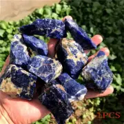 Raw Rough Sodalite Blue Stone Rocks Chunks Crystal Chakra Mineral Specimens 1PC