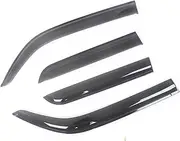 Window Visor Fit for Jeep Commander Side Window Wind Deflectors Visors Black Rain Guard Door Visor Vent Shade Ventvisor (Color : for Commander 06-10)