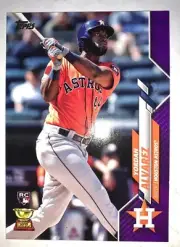 2020 Topps Yordan Alvarez Rookie Meijer Purple Parallel SP RC Astros ROY