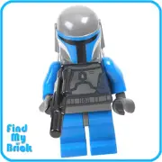 SW157 Lego Mandalorian Death Watch Warrior Minifigure with Weapon NEW