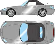 Make up EM729C Eidolon 1/43 Honda S2000 20th Anniversary (AP2) 2020 Moonrock Metallic Finished Product