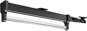 Pull Out Clothes Hanger Rail for Closet, Adjustable Heavy Duty Steel Clothes Storage Hanger Rack Bar for Pants Coats (Black, 497mm)