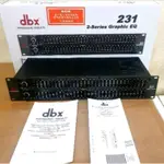 新型 DBX 231 均衡器