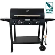 Jumbuck 4 Burner Portland Hooded Gas BBQ