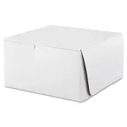 100ct 10x10x5.5 White Clamshell Food Storage Container for Hot & Cold Foods