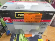 Defiant Hardwired Motion-Activated LED Triple Head Flood Light 3000 Lumens