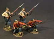 11NY-12N 4 Infantry Firing & Loading, 11th Regt. NY Zouaves John Jenkins Design