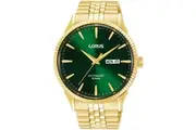Lorus RL468AX9 Green Dial Gold Stainless Steel Unisex Watch
