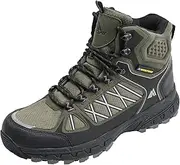 [Queday] Men's Hiking Boots Waterproof Outdoor Lightweight Trekking Shoes Ankle High Boots