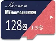 Luoran128GB Micro SD Card U3 Class 10 Memory Card High-Speed TF Card for Luoran Music Player, Dash Cam, Body Cams&Action Camera Up to 80MB/s