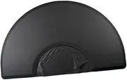 OIIBWQ Comfortable Hairdresser Floor Mat Easy to Clean Thicken Sturdy Bar Stool PU Hair Salon Floor Mat Hairdressing Chair Chair, Semicircle