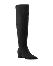 Marc Fisher Ltd. Women's Lottie Pointed Toe Block Heel Tall Boots