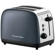 Russell Hobbs Colour Plus 2-Slice Toaster Grey and Chrome