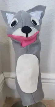 Baby Einstein Handmade Gray Squirrel Puppet. Fun. Baby's Favorite Places Video