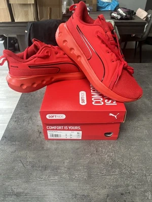 Puma Mens Softride Carson Road Running Shoes (Red) - Brand New - Size 8