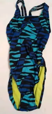 Speedo Women's Disco Boom Super Pro Swimsuit - Size 30 - Team Royal Blue - NWT