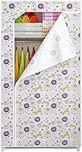 Wardrobe Portable Canvas Wardrobe, Fabric Wardrobes with Hanging Rail, Clothes Closet Storage Organizer for Bedroom, Living Room, Strong and Durable