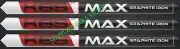 KBS Max Graphite Iron .355 Taper Tip Wedge Golf Shafts Senior Flex 55g Set of 3