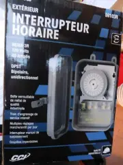 Woods 59103R Outdoor 24-Hour Heavy Duty Mechanical Time Switch 120V/40 DPST