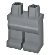 LEGO New Legs Dark Bluish Gray Minifigure Plain Lower Body 970c00 D472