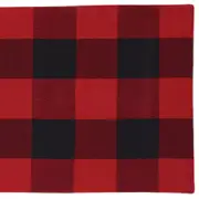 New Cabin Lodge Rustic BLACK & RED BUFFALO CHECK TABLE RUNNER Cover 54"