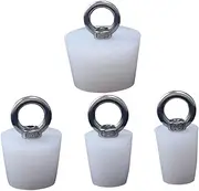 4pcs Sink Drain Strainer Plugs for Sink Unclog Bathtub Drain Pull Ring Leak Bath Stopper for Kitchen Bathroom