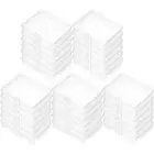 30 Pcs Hinged Lid Storage Box Pieces Basket Transparent Bins Beads