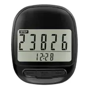 1x LCD Digital Simple Walking Distance Clip on Pedometer Step Counter with Clip