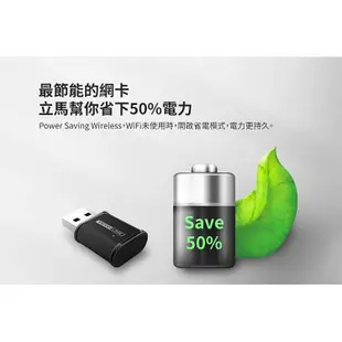 TOTOLINK A650USM 無線網卡 WiFi接收器 USB無線網路卡 WiFi網路卡 AC650【雙頻自動驅動】