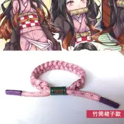 Cosplay Demon Slayer Kamado Nezuko Anime Bracelet Wristband Bracelet Gift #9