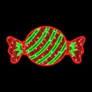 Mistletoe Candy Treat 90cm Rope Light Motif