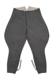 WW2 German Heer / Elite Officer Stone Grey Wool Breeches