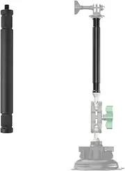 Aluminum Alloy Extension Rod, 15cm Selfie Stick with 1/4 Inch Thread, for SLR Cameras, Action Cameras, Tripod Stabilizers, Suitable for Most Tripods