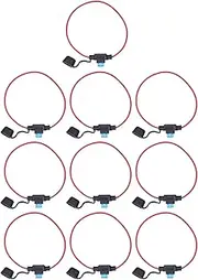 Respicefinem 20Pcs Set Inline Holder with and Excellent Conductivity Suitable for Cars Boats Motorcycles CD Players Fax Machines 18AWG Wire 15a