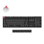 Keychron K10 100% QMK White Backlight Super Switch Red Wireless Mechanical Keyboard [K10X-A1]
