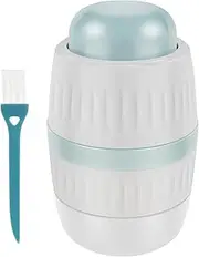 4 Functions Pill Cutter with Stainless Steel Blade, Portable Pill Crusher, 1/2 Divider,1/4 Divider,Grinding and Storing Pill Grinder, Tablet Crusher for Small and Tiny Pills 9.4x6.35x6.35cm (Blue)