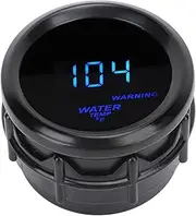 52mm Water Temperature Gauge, Universal Water Temp Thermometer Meter Kit with LCD Display, Water Temp Meter for Car Truck Vehicle Automotive Boat Marine