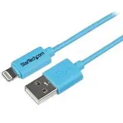 StarTech 1m Blue 8-pin Lightning to USB Cable - USBLT1MBL