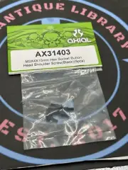 Axial AX31403 - Hex Button Head Shoulder Screw, 3x4x10mm (6)