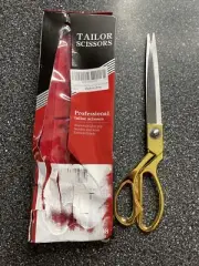 SUNLAND Gold Professional Tailor Scissors Sewing Shears