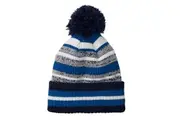 Beechfield Unisex Adult Striped Beanie (French Navy/Sapphire Blue/White) (One Size)